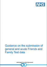 Guidance on the submission of general and acute Friends and Family Test data
